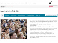 medizin.unibe.ch Webseite Vorschau