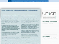 unioncomed.ch Webseite Vorschau