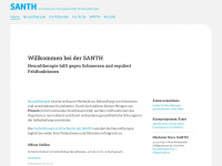 santh.ch Webseite Vorschau