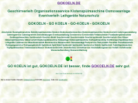 gokoeln.de Webseite Vorschau