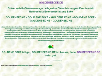 goldeneecke.de Webseite Vorschau