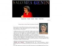 salomea-genin.de Webseite Vorschau