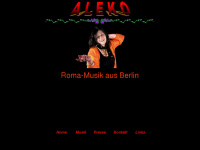 aleko-romalieder.de Webseite Vorschau