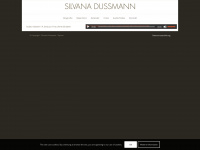 silvanadussmann.com Webseite Vorschau