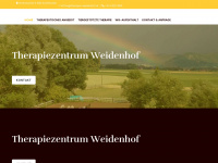therapie-weidenhof.at Webseite Vorschau