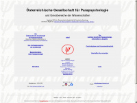 parapsychologie.at Webseite Vorschau