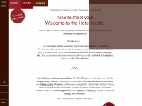 hotelmoritz.it Webseite Vorschau