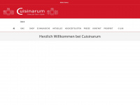 cuisinarum.at Webseite Vorschau