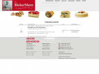 baecker-mann.de Webseite Vorschau