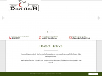 obsthof-dietrich.at Webseite Vorschau
