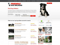 friendlydogwalkers.com Webseite Vorschau