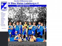 blau-weiss-ladeburg.de Webseite Vorschau