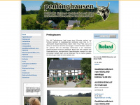 pentinghausen.de Webseite Vorschau