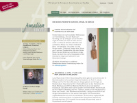 amalien-orgel.de Webseite Vorschau