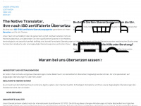 native-translator.at Webseite Vorschau