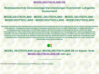 modeldeutschland.de Webseite Vorschau