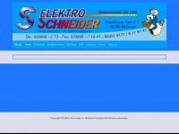 elektro-schneider-muellrose.de Webseite Vorschau