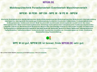 mpem.de Webseite Vorschau