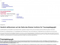 traumapaedagogik-bremen.de Webseite Vorschau