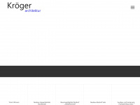 kroeger-architektur.de Webseite Vorschau