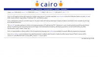 cairographics.org Webseite Vorschau