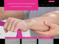 kahl-physiotherapie.de Webseite Vorschau