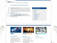 paff-kranverleih.de Webseite Vorschau