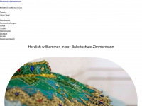 ballettschule-zimmermann.de Webseite Vorschau