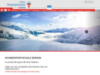snowsport-sedrun.ch Webseite Vorschau