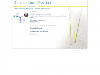 dr-panteli.de Webseite Vorschau