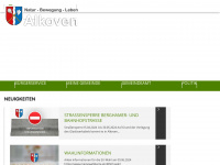 alkoven.at Webseite Vorschau