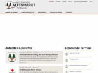 altenmarkt.at Webseite Vorschau