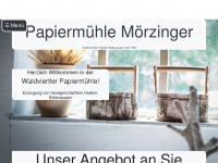 papiermuehle.at Webseite Vorschau