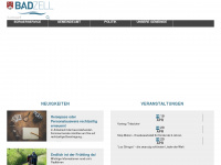 badzell.at Webseite Vorschau