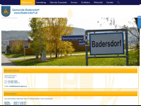 badersdorf.at Webseite Vorschau