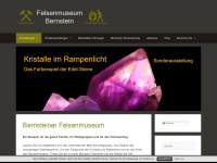felsenmuseum.at Webseite Vorschau