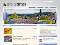 dietach.ooe.gv.at Webseite Vorschau
