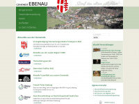 ebenau.at Webseite Vorschau
