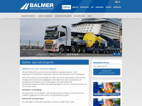 balmer-spezialtransporte.de Webseite Vorschau