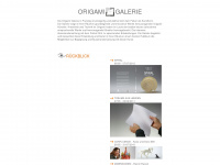 origami-galerie.de Webseite Vorschau