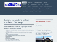 elghaugen.com Webseite Vorschau