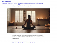yoga-therapie-zentrum.de Webseite Vorschau