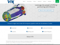 vtk.org Webseite Vorschau