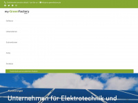 my-greenfactory.de Webseite Vorschau