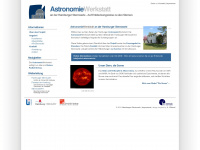 schul-astronomie.de Webseite Vorschau
