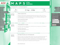 maps-agenda.ch Webseite Vorschau