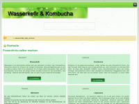kefir-kombucha.de Webseite Vorschau