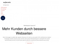 aufwaerts-design.de Webseite Vorschau