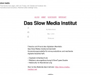 slow-media.net Webseite Vorschau