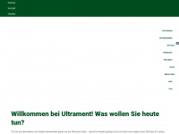 ultrament.de Webseite Vorschau